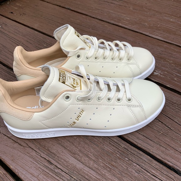 adidas Other - adidas Stan Smith Cream and Tan Sneakers
